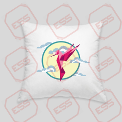 Hummingbird cushion