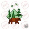 Brown bear - Vector graphics